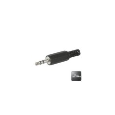 Mufa Jack 2.5 mm stereo tata cu protectie cablu Goobay