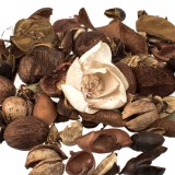 Potpourri Decorativ, Model Flori Maro Albe, Aromă Mosc Alb, Capacitate 90g, Oem