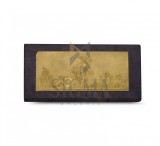 BASORELIEF DIN BRONZ PE PLACA DE MARMURA
