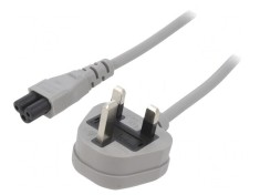 Cablu de alimentare alb 1,5m IEC C19 la NEMA 5-15 3x14AWG