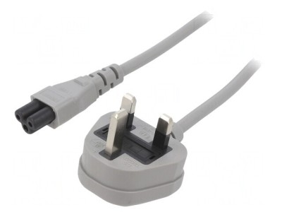 Cablu de alimentare alb 1,5m IEC C19 la NEMA 5-15 3x14AWG foto