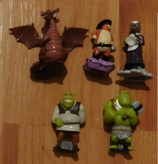 5 figurine Kinder din seria Shrek 4 (anul 2010) foto