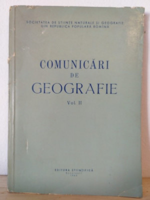 Comunicari de Geografie Vol. II foto