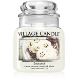 Village Candle Snoconut lum&acirc;nare parfumată (Glass Lid) 389 g