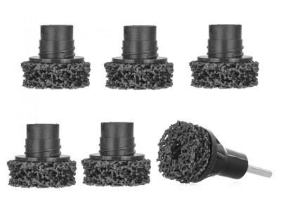 Set perii pentru curatare butuci prezoane roti, 6 elemente, Geko G02664 foto