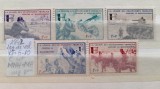 1942 France Borodino YT=6-10 c.set 5 val MNH+MH, Nestampilat