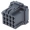 Conector automotive mufa mamă MCP 2.8 cablu PIN 12 gri