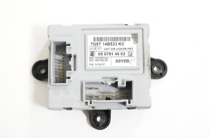 Modul de control ușă st&acirc;nga față VOLVO S80 II AS 2008 OEM: 0507914602,7G9T14B533KC 2870091
