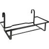Suport Jardinieră Metalic, 50×18 cm, Negru