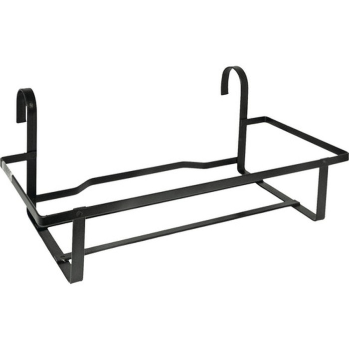 Suport Jardinieră Metalic, 50&times;18 cm, Negru