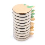 Cumpara ieftin Set 10 magneti neodim, autoadezivi, rotunzi, universali, diverse activitati, 8x1 mm