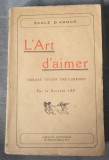 L&#039;art d&#039;aimer par le Docteur JAF. Ecole d&#039;amour (1922)