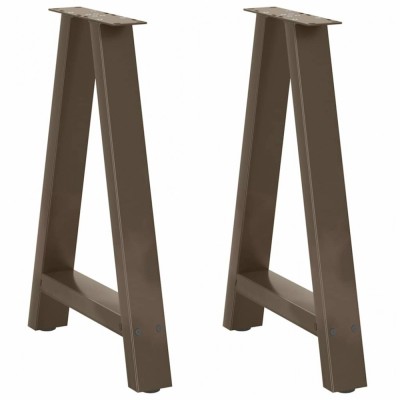 vidaXL Picioare de masă &amp;icirc;n formă de A, 2 buc., 50x(72-73) cm, oțel 4012847 foto