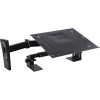 Suport TV/DVD Orizontal Negru 14-18 inch, Montare Perete, Metal, VESA 100x100, Mobilitate 180&deg;, Max 40kg