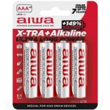 Aiwa-X-tra Alkaline AAA LR03 Baterii Alcaline - Blister*4
