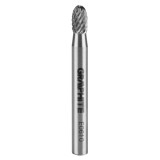 Freza rotativa din carbura HM, tip E ovala, 6x10 mm, tija 6x45 mm