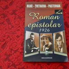 ROMAN EPISTOLAR RILKE-TVETAIEVA-PASTERNAK RF18/1