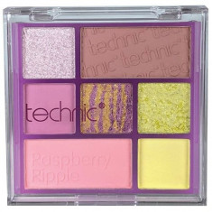 Paleta fard de ochi, Technic , Raspberry Ripple, 7 culori