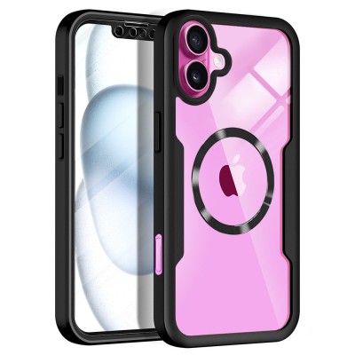 Husa 360&amp;Atilde;&amp;sbquo;&amp;Acirc;&amp;deg; iPhone 16 Plus Techsuit ColorVerse MagSafe, negru foto