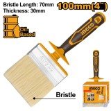 Pensula 100 mm industriala, pentru vopsit si finisaje - Ingco HCLB100308