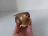 Pasare - figurina ceramica, hand-made, lucrata manual, artist made, 8x9cm
