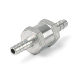 Supapa retinere combustibil din aluminiu, anti-reflux, pentru furtun 8 mm, lungime 60 mm
