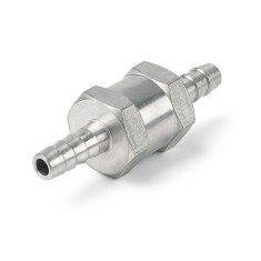 Supapa retinere combustibil din aluminiu, anti-reflux, pentru furtun 8 mm, lungime 60 mm