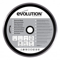 Disc de taiere pentru fierastrau circular taiere marmura piatra 210 x 25.4 mm EVOLUTION foto