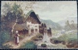 Carte Postala, Casa din mediul rural, Olanda, perioada interbelica