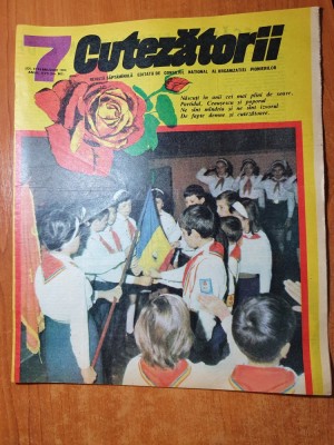 revista pentru copii - cutezatorii 17 februarie 1983 foto