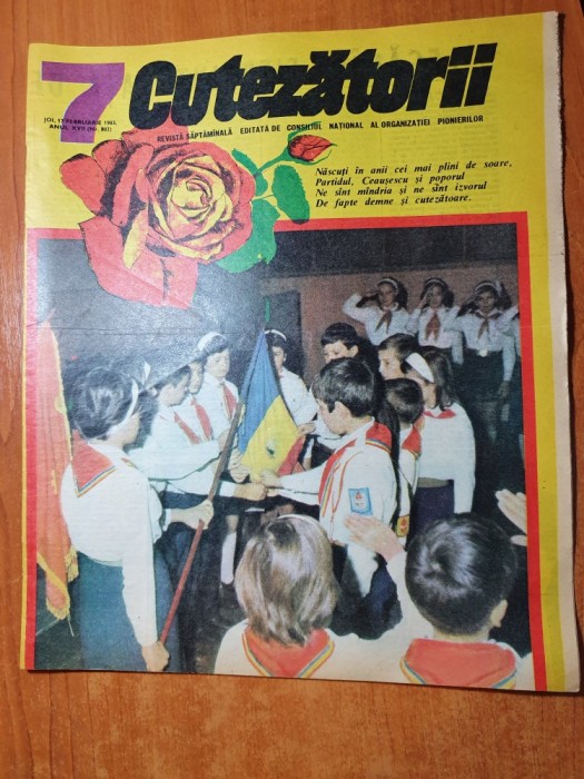 revista pentru copii - cutezatorii 17 februarie 1983