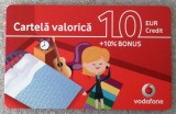ROMANIA CARTELA Vodafone reincarcare 10 EURO + 10% - PENTRU COLECTIONARI **