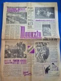 ziarul magazin 21 martie 1964 - handbalistii romani campionio mondiali ,articol danubiana