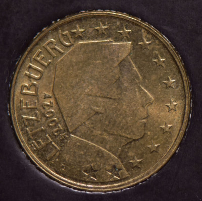 10 euro cent Luxemburg 2002 foto