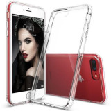 Husa telefon Iphone 7 Plus ofera protectie Ultrasubtire Silicon Moale- Clear, iPhone 7/8 Plus, Carcasa