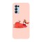Husa compatibila cu Oppo A54s, Viceversa, model The red guy Cow and Chicken, Silicon, TPU