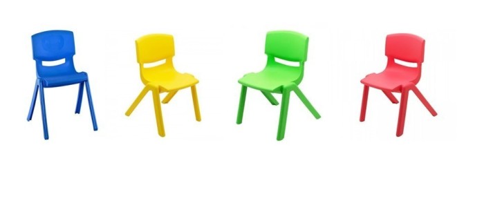 Scaun pentru copii din plastic durabil Jumbo CM 515