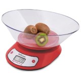Cumpara ieftin Cantar bucatarie electronic cu bol Dekassa DK-1295, 5kg, precizie 1g, display LCD, bol detasabil
