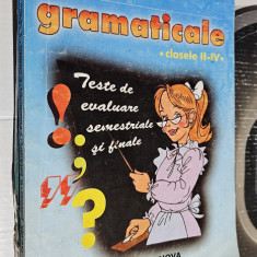 EXERCITII GRAMATICALE CLASELE II-IV TESTE DE EVALUARE SERBANESCU DIDACTICA NOVA