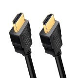CABLU video LOGILINK, HDMI (T) la HDMI (T) 2.0, 5m, conectori auriti, rezolutie maxima 4K (3840 x 2160) la 60 Hz, plastic, dublu ecranaj, CCS, negru,