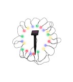 Ghirlanda Luminoasa Solara Exterior 5.8M 20 LED Multicolor IP44, 8 Moduri Iluminare, Decor Gradina/Craciun
