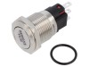 Comutator Anti-Vandalism 2 Poz SPDT 0,5A 220VAC IP40 16mm