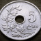 Moneda istorica 5 CENTIMES - BELGIA, anul 1922 *cod 3552 - BELGIE