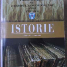ANALELE STIINTIFICE ALE UNIVERSITATII AL.I. CUZA. ISTORIE TOM LIV-LV / 2008-2009-COLECTIV