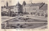 Cluj. Piata Unirii cu statuia lupoaicei (1929, necirculata)