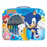Set pentru desen in gentuta, Art Case, Sonic The Hedgehog