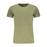 AERONAUTICA MILITARE, Tricou la baza gatului, barbati, verde - L