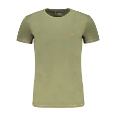 AERONAUTICA MILITARE, Tricou la baza gatului, barbati, verde - M