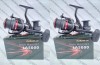 SET 2 Mulinete Feeder ROBINHAN RIVER MONSTER LA5000 tambur Long Cast, Baracuda