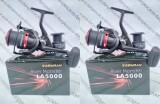 SET 2 Mulinete Feeder ROBINHAN RIVER MONSTER LA5000 tambur Long Cast, Baracuda